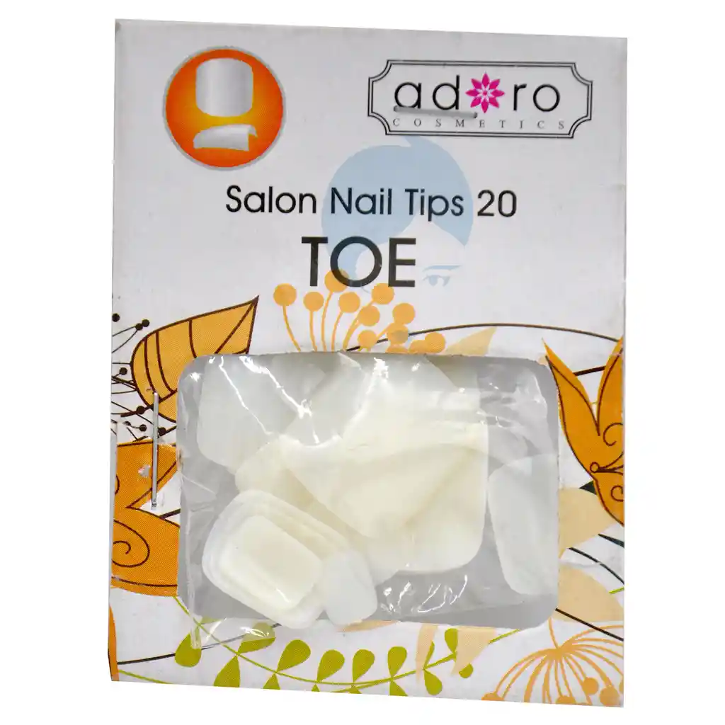 Adoro Uñas Postizas Toe Natural X 20und