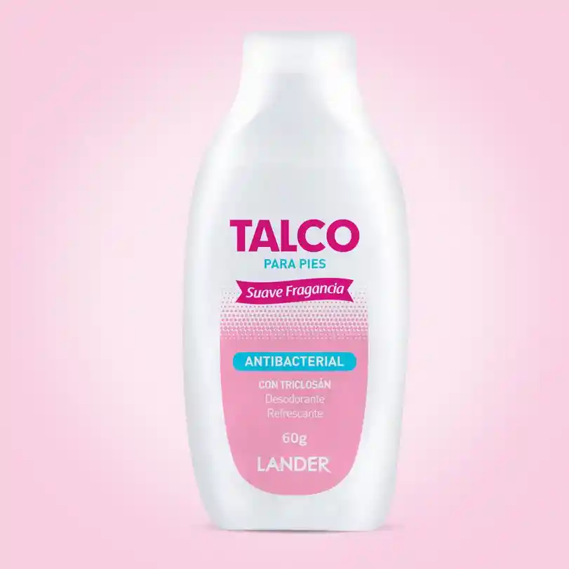 Lander Talco Antibacterial Mujer Activa X 60gr