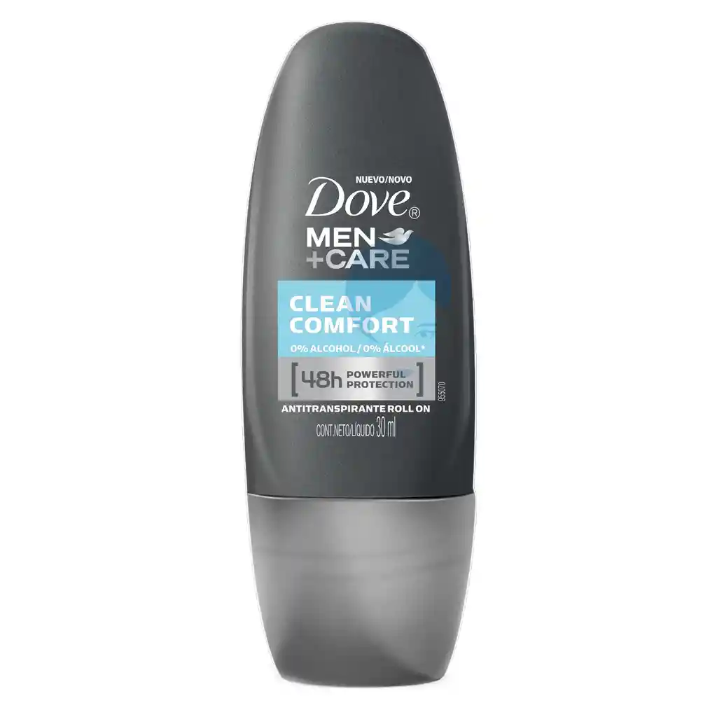 Dove Desodorante Mini Rollon Clean Comfort X 30 Ml