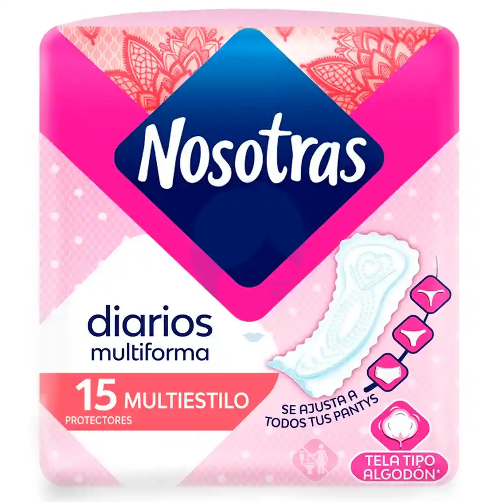 Nosotras Protectores Diario Multi Estilo X 15 Und