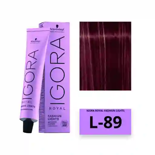 Igora Tinte Fashion Lights Rojo Violeta N.l-89 X 60gr