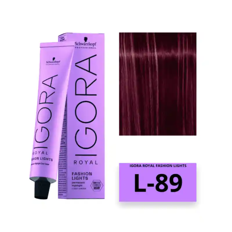 Igora Tinte Fashion Lights Rojo Violeta N.l-89 X 60gr