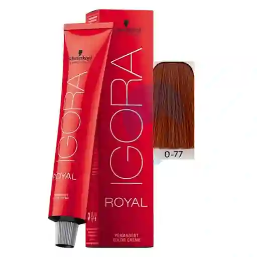 Igora Royal Tinte Tono Mezcla Cobrizo #0.77 X 60ml