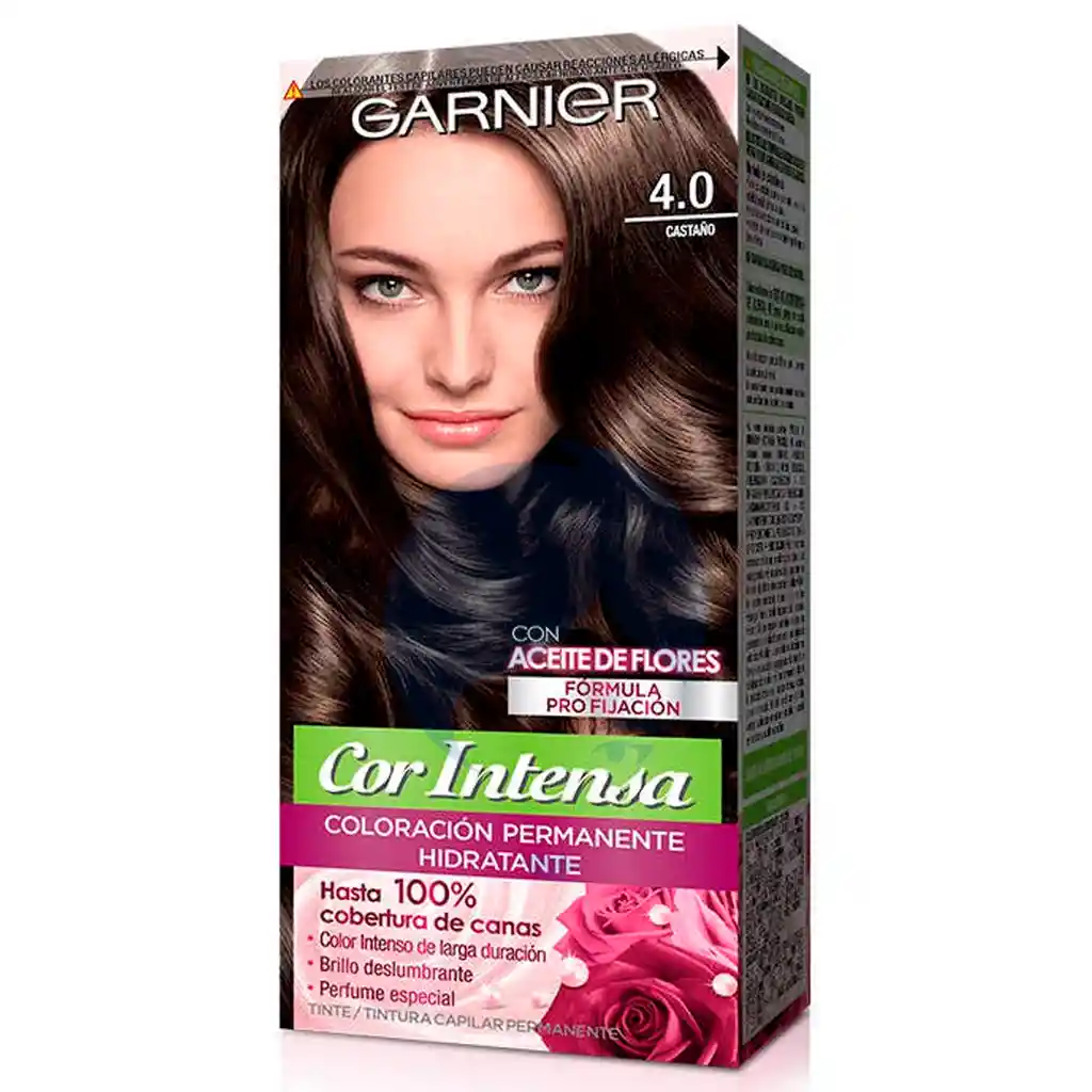 Nutrisse Garnier Tinte Castaño Medio N4.0 X45gr