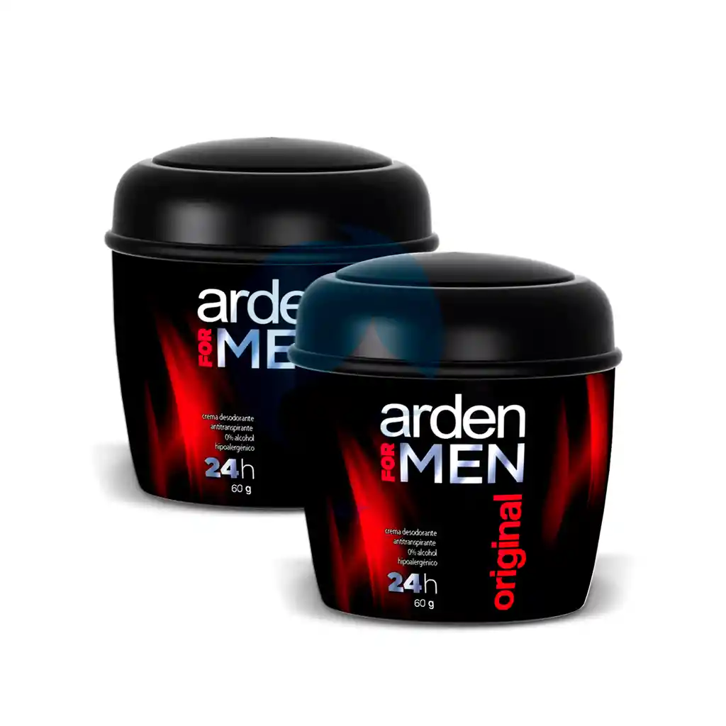 Arden For Men Desodorante Crema Original X 2und X 60 Gr P.e