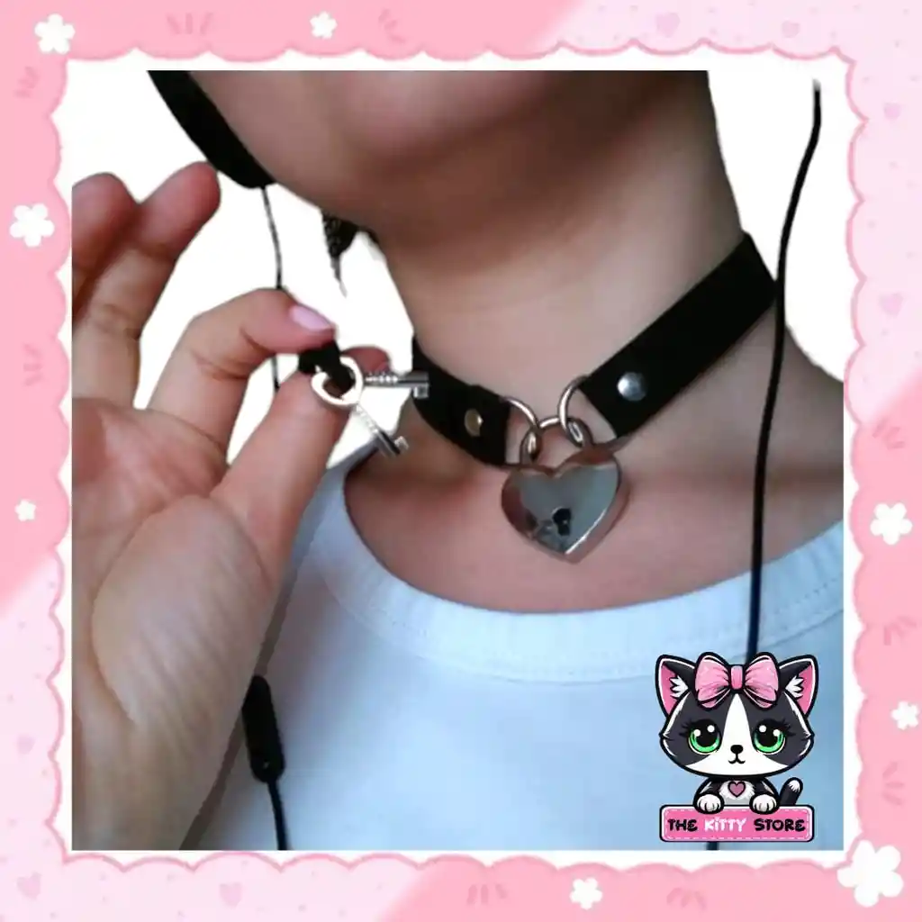 Choker Cerradura Corazón.