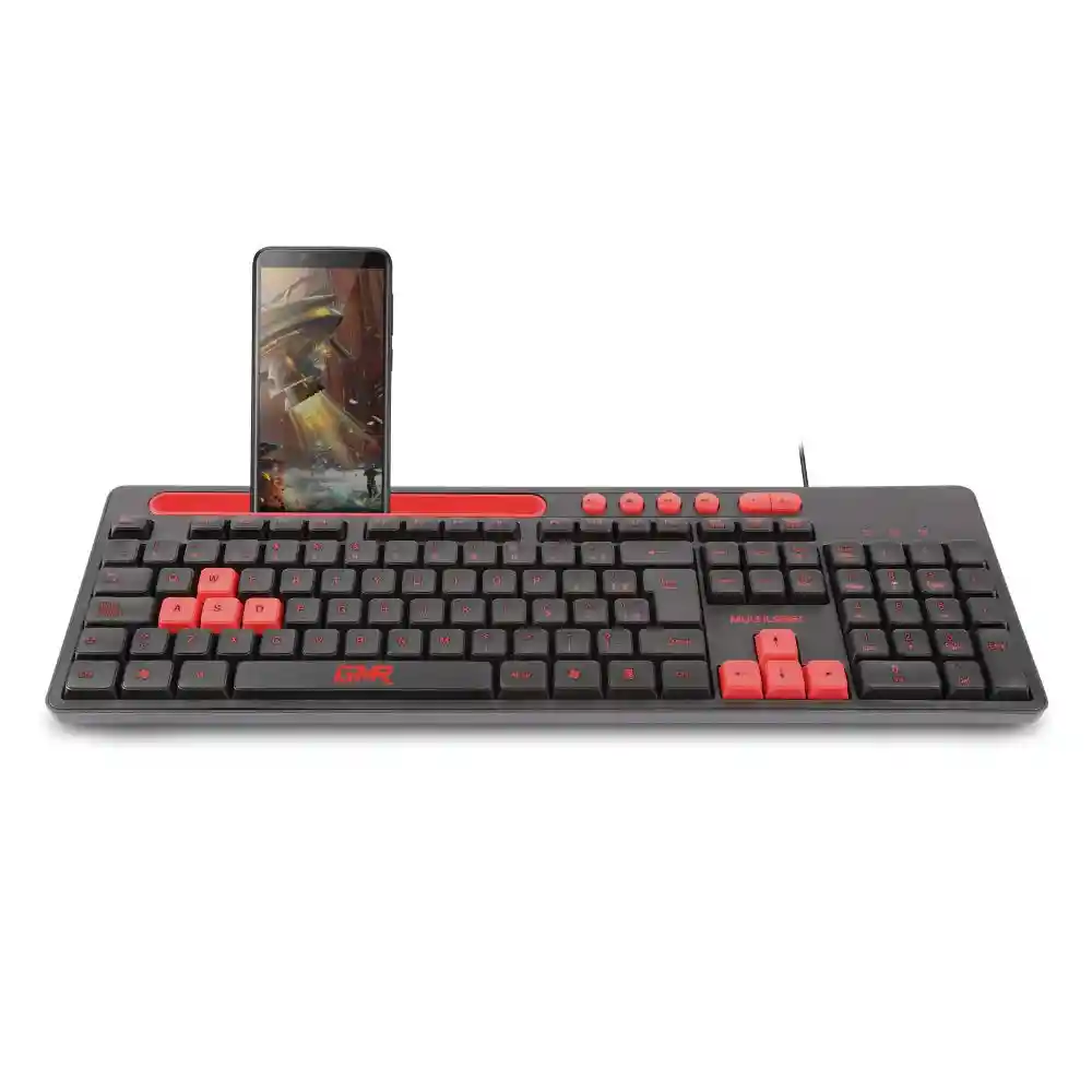 Teclado Gk120 Tc504 Usb Con Soporte Para Smartphone - Multi