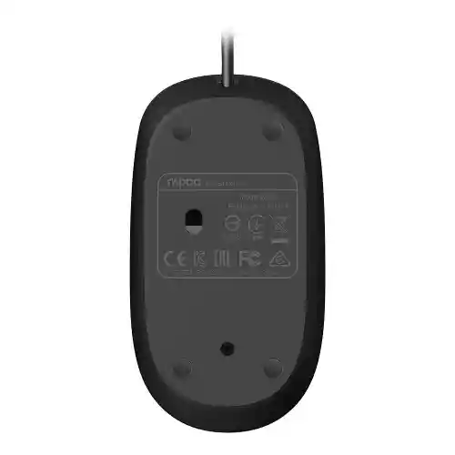 Mouse Usb N200 Ra016 Negro 1600dpi, 150cm De Cable - Rapoo