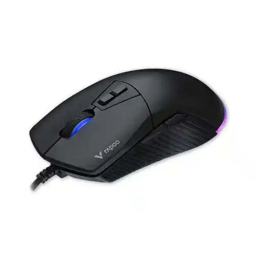 Mouse Gamer V360pro Usb Ra024 6200dpi Negro, Led - Rapoo