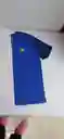 Camiseta Azul Cuello Redondo