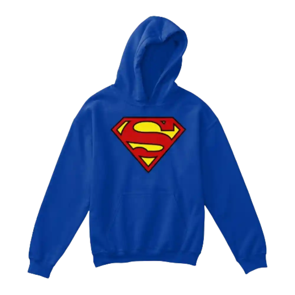 Buzo Con Capota Superman Dc T-4 Niño