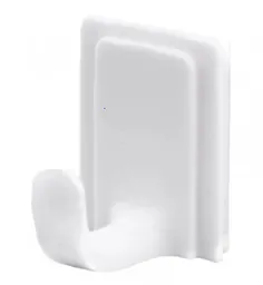Gancho Adhesivo Plastico Blanco 4.5 X 2.5 Cm