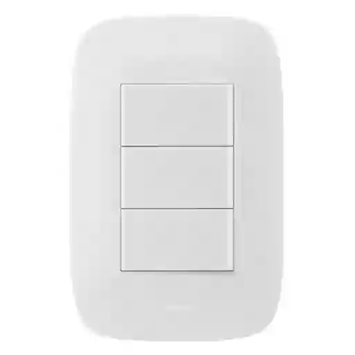 Interruptor Triple Legrand Galica Blanca