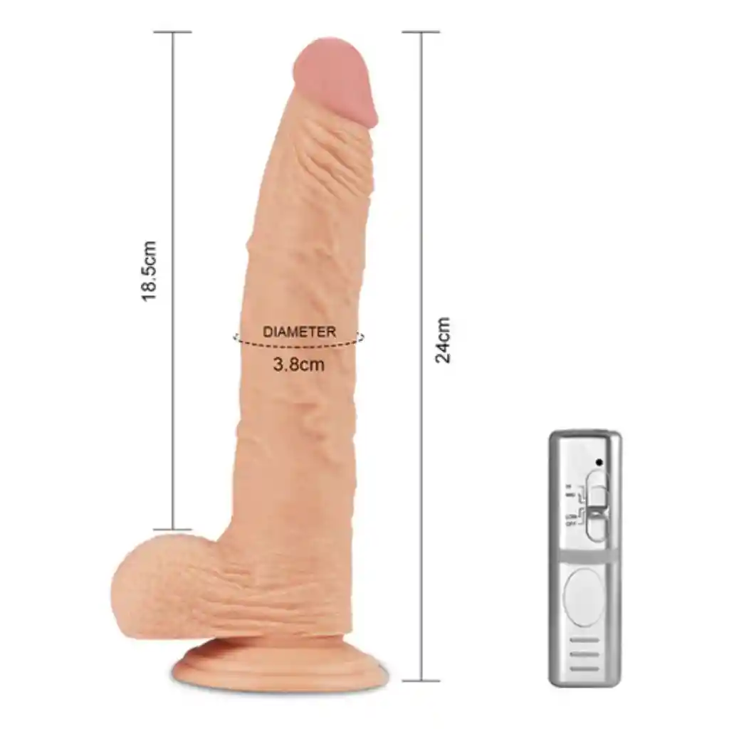 Vibrador Realista Extreme 25 Cm