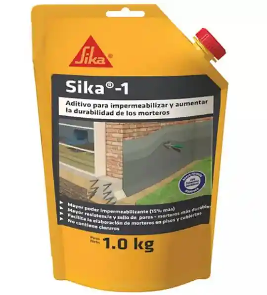 Sika-1 X 1 Kg (aditivo Impermeabilizante Para Morteros)