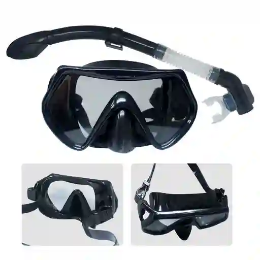Set De Careta Y Snorkel Para Buceo