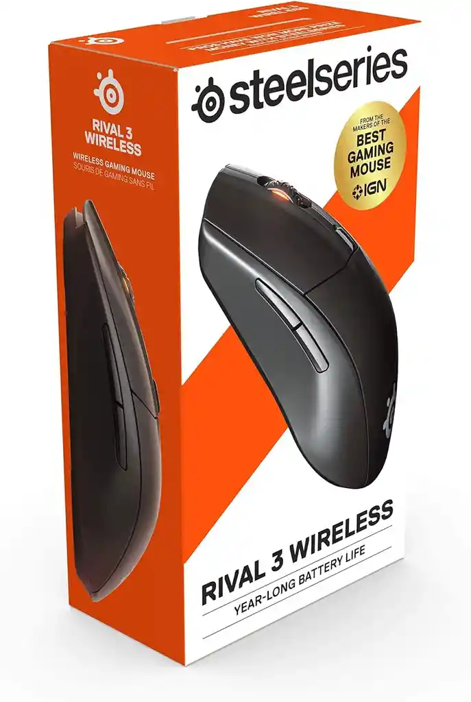 	 Mouse Gamer De Juego Steelseries Rival 3 Wireless Best Gaming Mouse