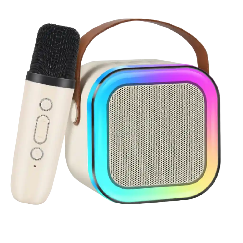 Parlante Y Micrófono Karaoke Inalámbrico Bluetooth