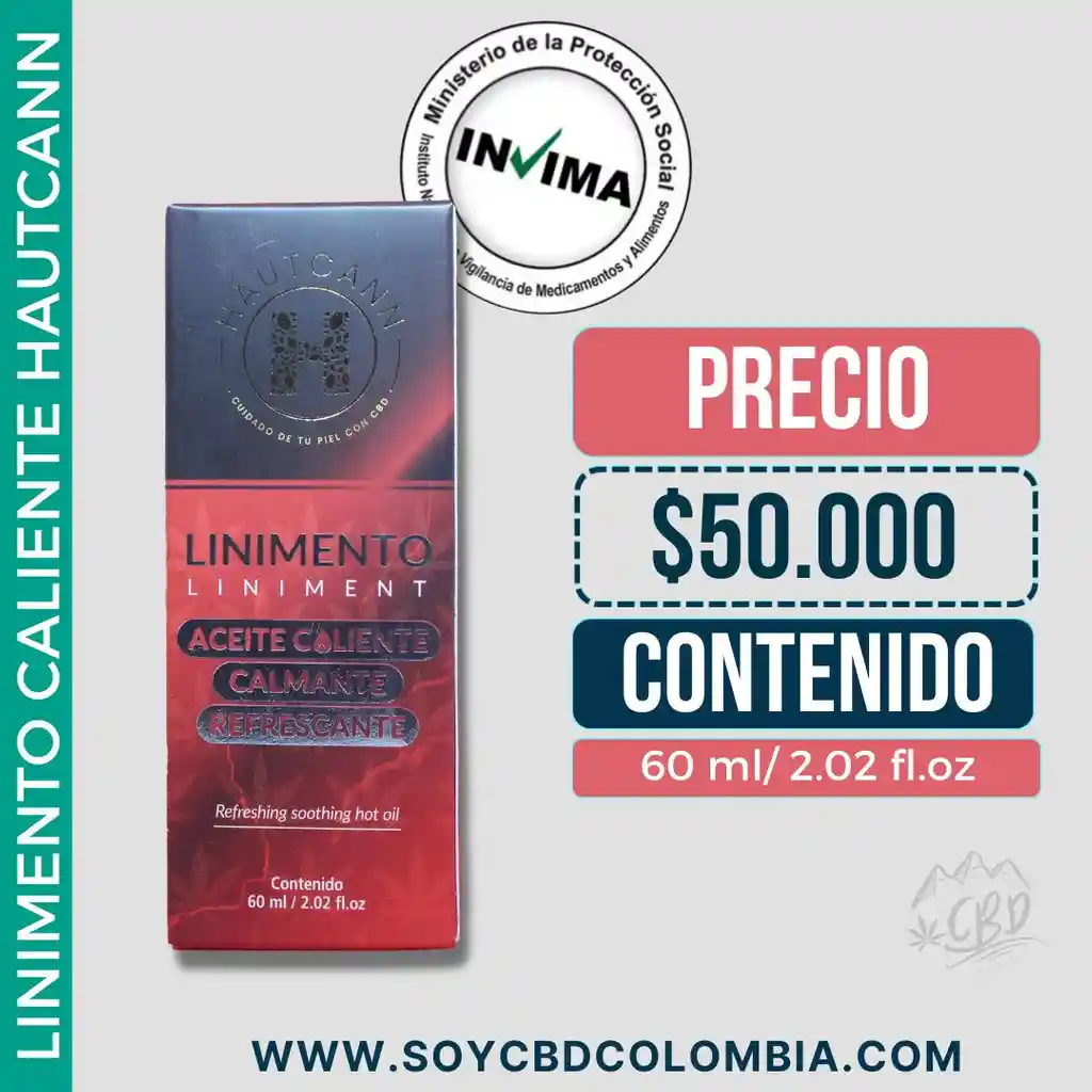 Linimento Caliente Hautcann Con Cbd