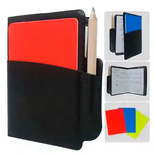 Set De Tarjetas De Arbitro De Futbol X 3 Unidades