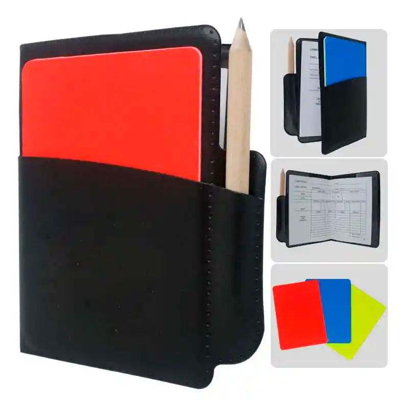 Set De Tarjetas De Arbitro De Futbol X 3 Unidades