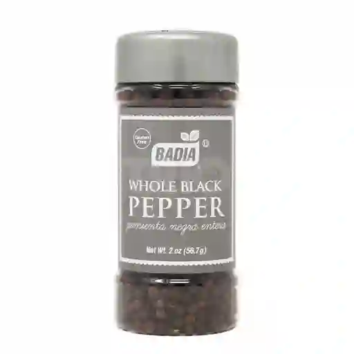 Badia Grano Entero De Pimienta Negra - Whole Black Pepper 2 Oz (56.7 G)