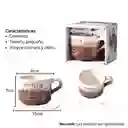 Mug Pocillo Con Cuchara Ceramica