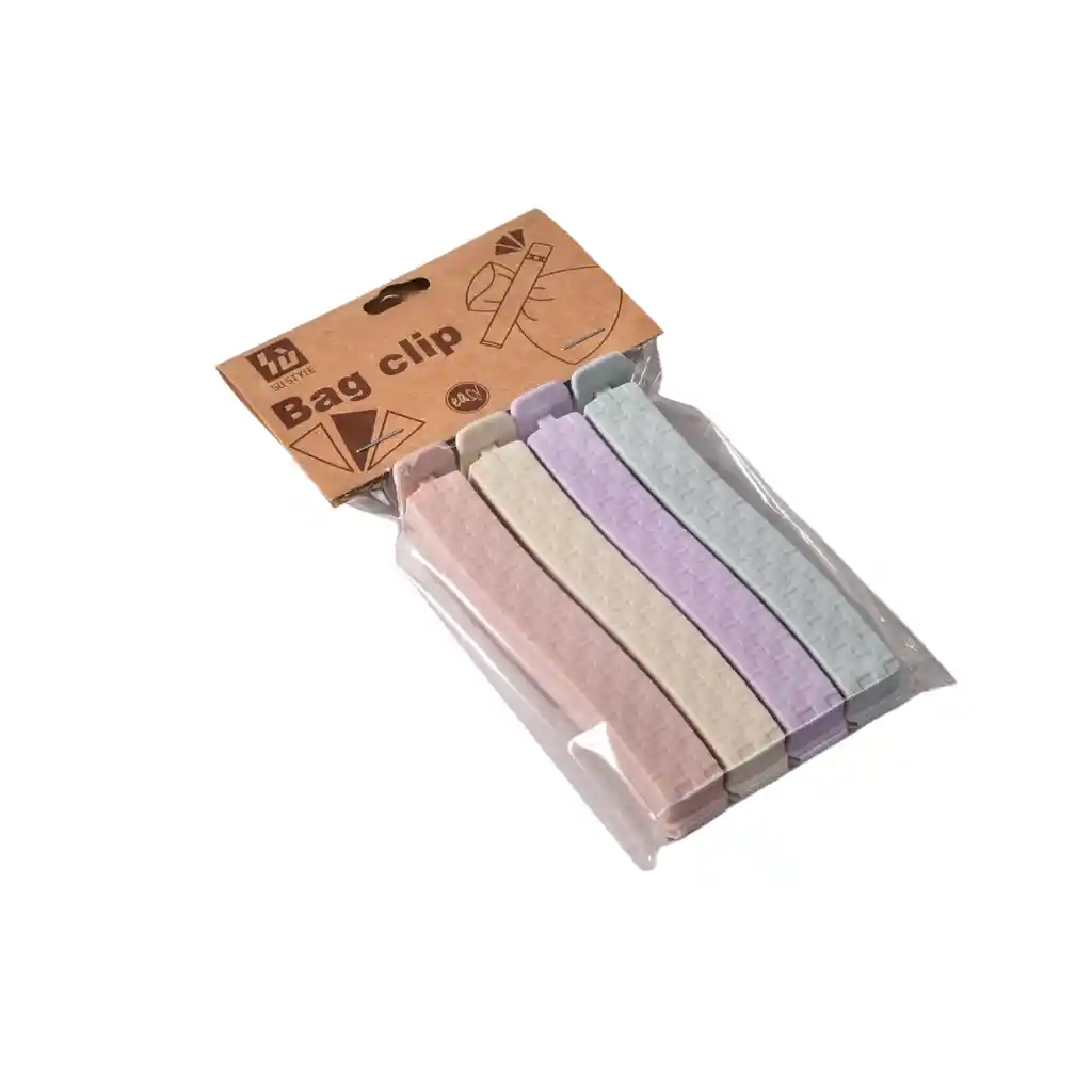 Clip Plastico Sellador De Bolsa X 2 Unidades