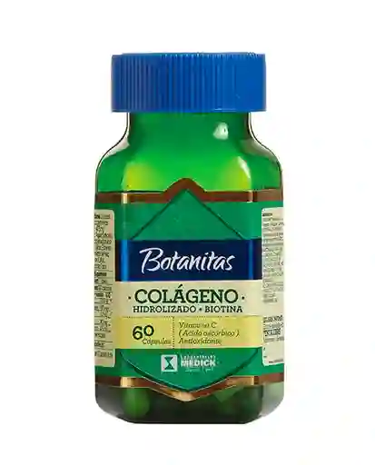 Colágeno Hidrolizado + Biotina Botanitas 60 Caps