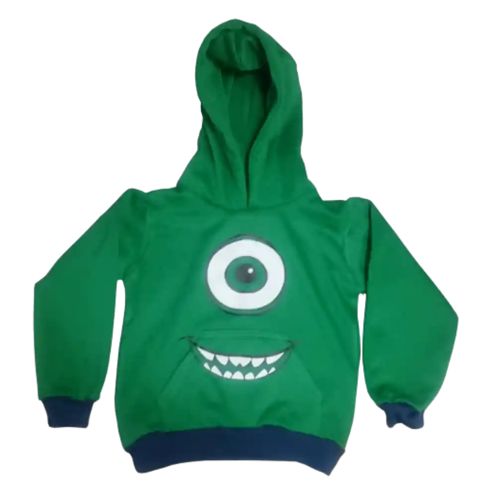 Buzo Con Capota Mike Wazowski T-6 Niño