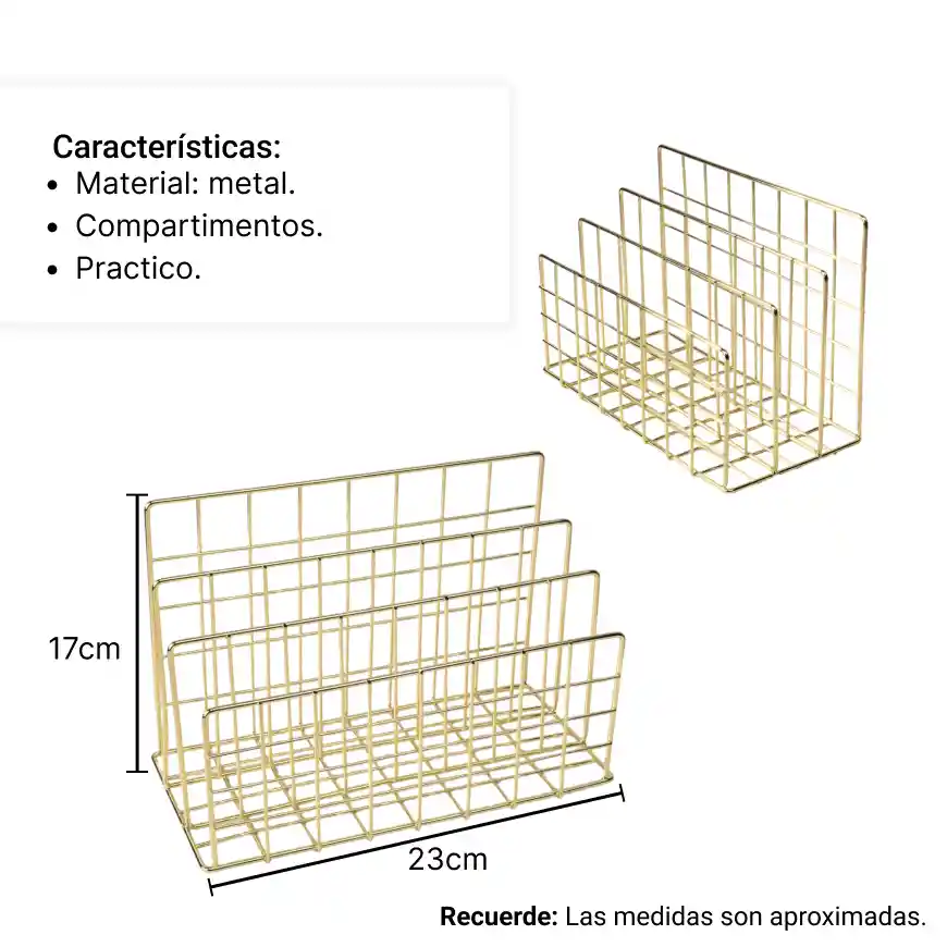 Repisa Base Soporte Para Libros Dim: 24x11x16