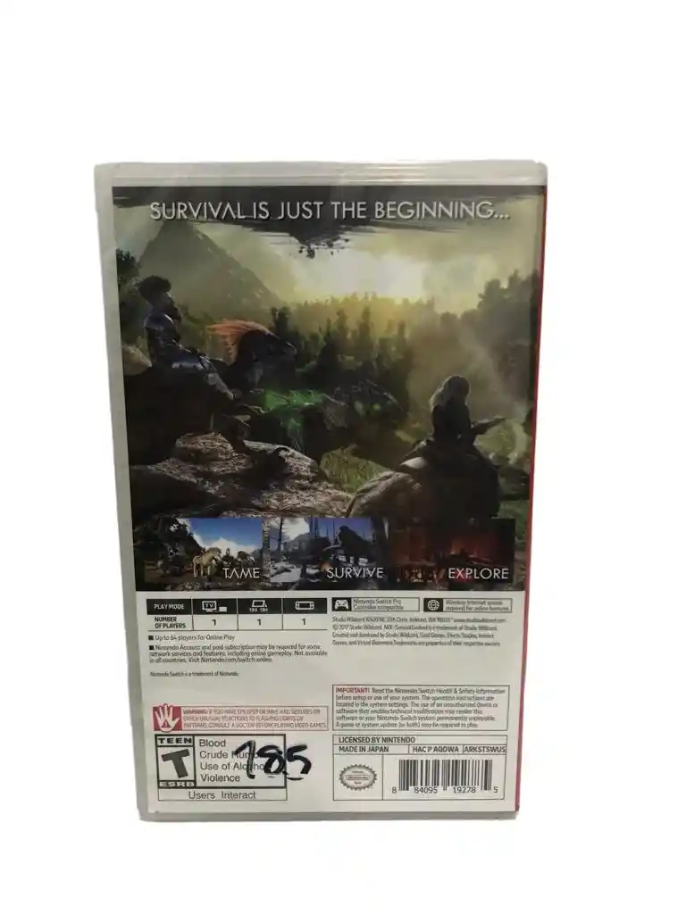 Ark: Survival Evolved Standard Edition Snail Games Usa Nintendo Switch Físico