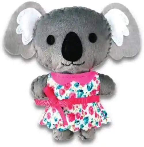 Juguete Niñas Set De Arte Y Diseño Amigos Tejidos Koala