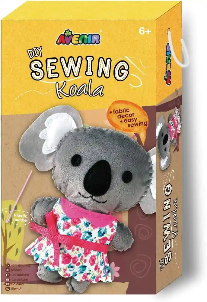 Juguete Niñas Set De Arte Y Diseño Amigos Tejidos Koala