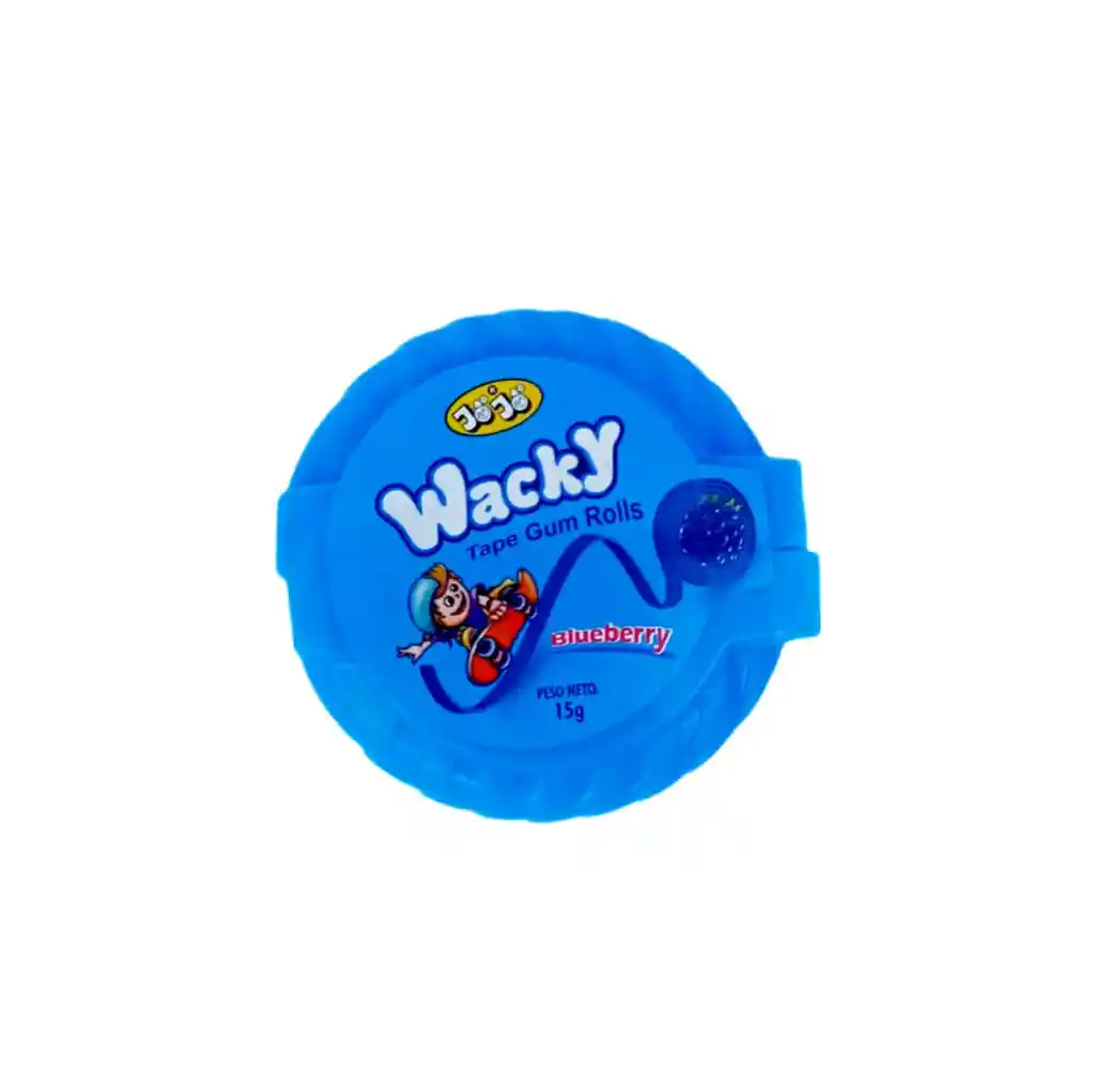 Wacky Chicle Rollo Tape Gum Rolls