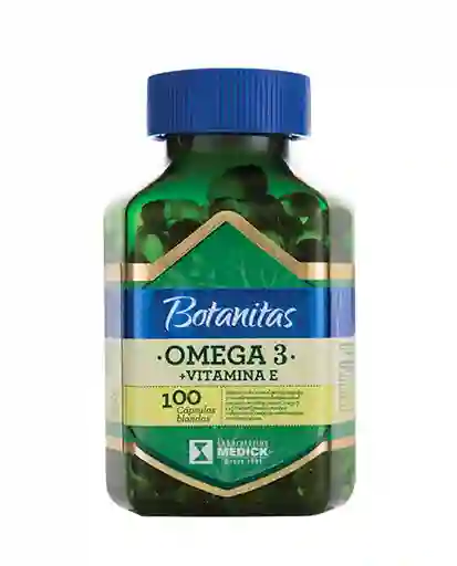 Omega 3 + Vitamina E Botanitas 100 Caps
