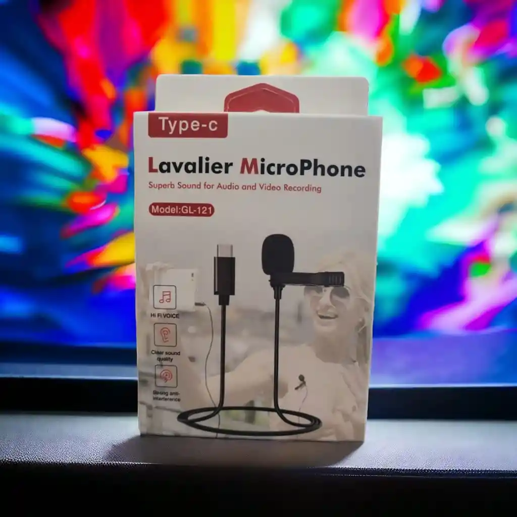 Micrófono Solapa Lavalier Tipo C Gl-121