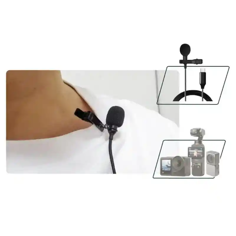 Micrófono Solapa Lavalier Tipo C