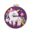 Juguete Niñas Set De Arte Y Diseño Bordados Unicornio Tejido