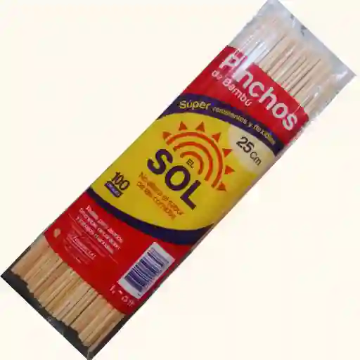 Palos Pincho Bambu 25 Cm