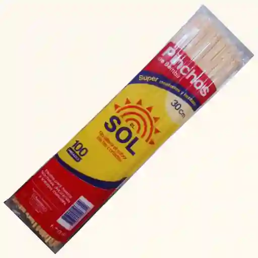 Palos Pincho Bambu 30 Cm