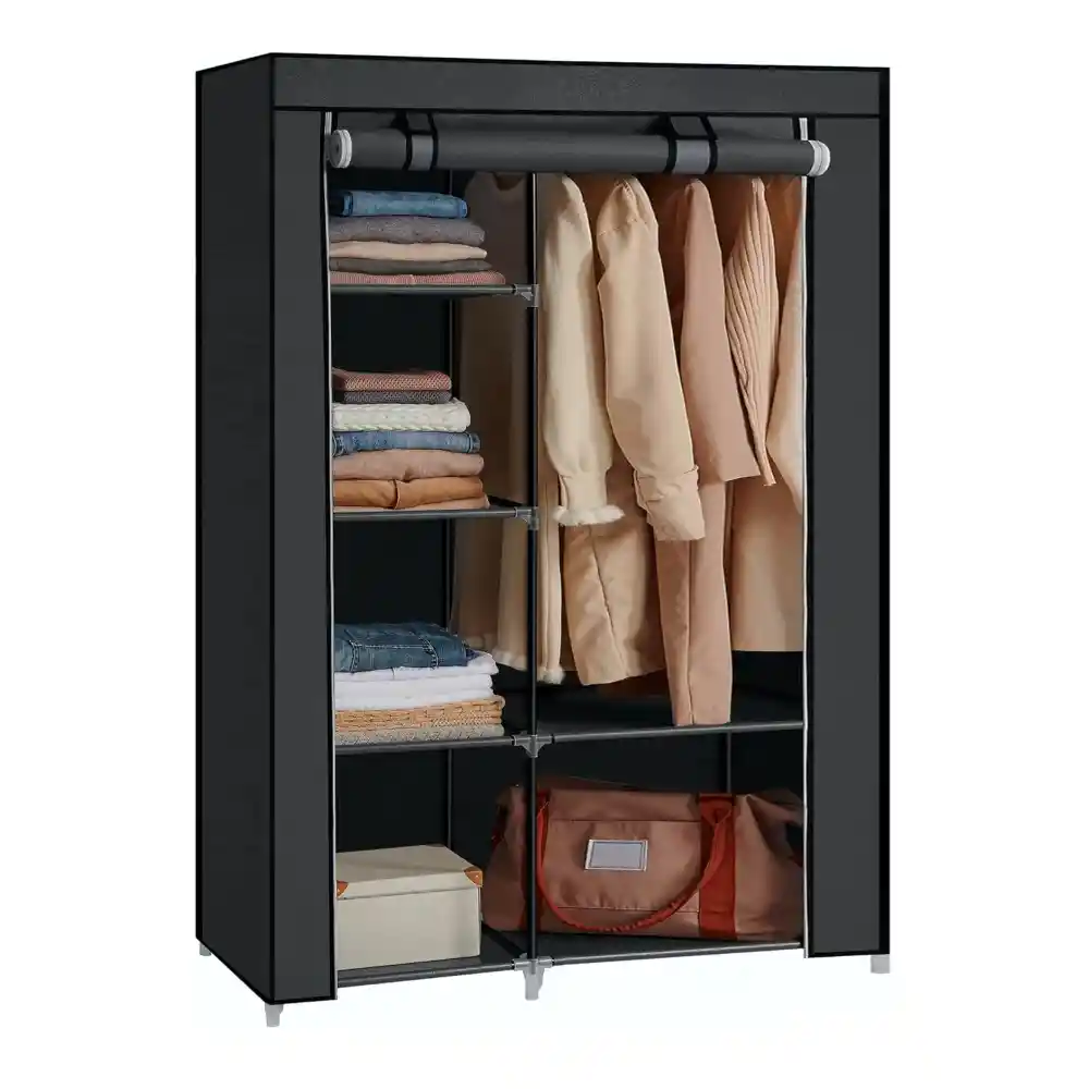 Armario De Tela Desarmable Closet Plegable Doble 105 X 175cm