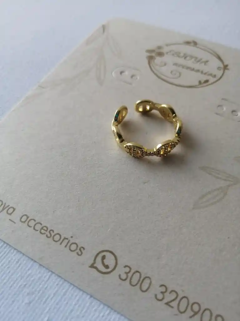 Anillo Dorado Auto Ajustable