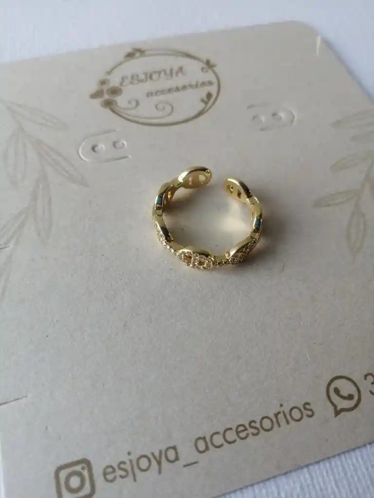 Anillo Dorado Auto Ajustable