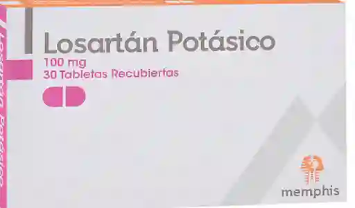 Losartan Potasico 100mg Tabletas