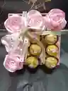 Caja Rosa Eterna Más Ferrero (día De La Madre)