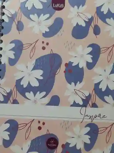 Cuaderno Argollado Grande Femenino, 7 Materias 175h Cuadriculado