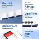 Router Mercusys Halo H50g Wifi-mesh (malla)dual Band 2.4 Ghz – 5ghz 3 Nodos