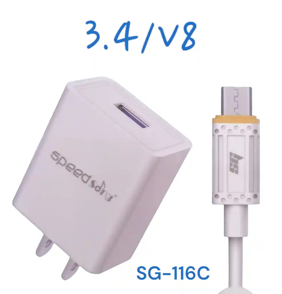 Cargador Completo V8 Speed Song Sg-116c