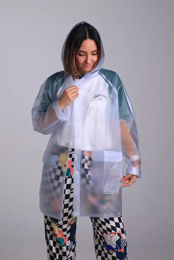 Capa Lluvia Impermeable Transparente Rain M